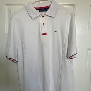 White USA Vineyard Vines Polo
